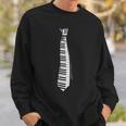 Piano Pianist Keyboard Tie Sweatshirt Geschenke für Ihn