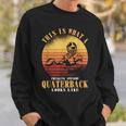 Quarterback Funny Football Quaterback Sweatshirt Gifts for Him
