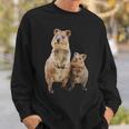 Quokka Australian Quokka With Baby Sweatshirt Geschenke für Ihn