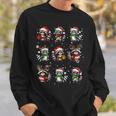 Raccoon Lover Christmas Lights Sweatshirt - Festive Pajama Top Gifts for Him