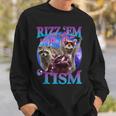 Raccoon Meme Sweatshirt - Retro Humor | Unisex Casual Wear Gifts for Him