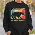 Raccoon For Men Women Raccoon Lover Introvert Sweatshirt Gifts for Him
