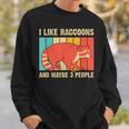 Raccoon For Men Women Raccoon Lover Introvert Sweatshirt Gifts for Him