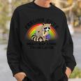 Raccoon Pocket Sweatshirt - Cozy Unisex Apparel for Nature Lovers Gifts for Him