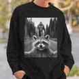Raccoon & Sasquatch Fun Sweatshirt - Unisex Pullover Gifts for Him