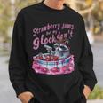 Raccoon Sweatshirt – Cute Strawberry Jam Design for Animal Lovers Gifts for Him