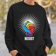 Rainbow Resist Trump Anti-Trump LGBT Gay Pride Tee Sweatshirt Gifts for Him