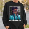Realidadirtual Japonés Samurai Katana Chica Gamer Gaming Camisa de entrenamiento Regalos para él