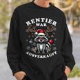 Reindeer Was Out Sold Out Raccoon Christmas Sweatshirt Geschenke für Ihn