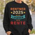 Rentner 2025 Legend Retirement For Grandpa Sweatshirt Geschenke für Ihn