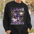 Retro Lamar Jacks0n Vintage 90S Graphic Sweatshirt Gifts for Him