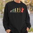 Retro Snowboard Evolution For Snowboarder Sweatshirt Geschenke für Ihn