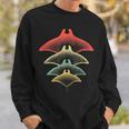 Retro Stingray Manta Ray Underwater Diving Sweatshirt Geschenke für Ihn