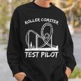 Roller Coaster Test Pilot Roller Coaster Sweatshirt Geschenke für Ihn