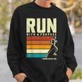 Run With A Purpose 1 Corinthians 9 Sweatshirt Gifts for Him