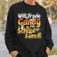 Scary Lunch Lady School Cafeteria Halloween Lunch Lady Sweatshirt Gifts for Him