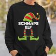 Schnapps Elf Outfit Christmas Family Elf Christmas Sweatshirt Geschenke für Ihn