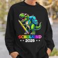 Schulkind 2025 DinoRex Jungen Dinosaurier Einschulung Sweatshirt Geschenke für Ihn