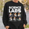 Science Labs Dogs Labrador Retriever Science Teacher Sweatshirt Gifts for Him
