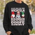 Secret Christmas Gnome Xmas Doofe Gnome Sweatshirt Geschenke für Ihn