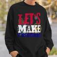 Sexy 4th Of July Shirt USA America Lets Make Fireworks Love Sweatshirt Gifts for Him