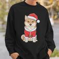 Shiba Inu Santa Claus Christmas Sweatshirt Geschenke für Ihn