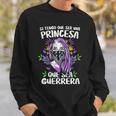 Si Tengo Que Ser Una Princesa Que Sea Guerrera 8 Marzo Cuello Camisa de entrenamiento Regalos para él