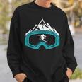 Skiing Winter Sports Apres-Ski Sweatshirt Geschenke für Ihn