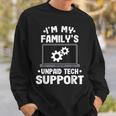 Soy Ingeniero Informático Divertido De Apoyo Técnico No Pagado De Mi Familia Camisa de entrenamiento Regalos para él