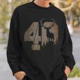 Stag Motif For Hunters 40S Birthday Or Anniversary Sweatshirt Geschenke für Ihn