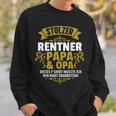 Stolzer Pensioner Papa Grandpa Retirement Pension Sweatshirt Geschenke für Ihn