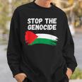 Stop The Flag Of Sweatshirt Geschenke für Ihn