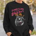 Strawberry Jams But My Don't Raccoon Sweatshirt Gifts for Him