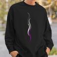 Subtle Asexual Pride Lines Asexuality Ace Pride Flag Sweatshirt Geschenke für Ihn