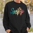 Swifty Fan Merchandise Ns Colourful Taylor Outfit Drip Sweatshirt Geschenke für Ihn