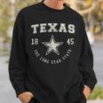 Texas The Only Star Stateintage Sweatshirt Geschenke für Ihn