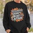 Thanksgiving Food Gravy Boat Captain Premium Sweatshirt Gifts for Him