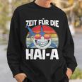 Time For The Haia Shark Sleep Tired Pyjamas Sleep Sweatshirt Geschenke für Ihn