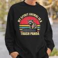 Trash Panda Spirit Animal Sweatshirt - Raccoon Enthusiast Gift Gifts for Him