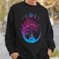 Tree Of Life Spiritual Moon Phases Yoga Sweatshirt Geschenke für Ihn