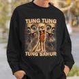 Tung Tung Tung Sahur Baseball Bat Italian Brainrot Sweatshirt Gifts for Him