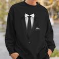 Tuxedo Mit Krawatte Für Lustige Hochzeiten Sweatshirt Geschenke für Ihn