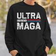 Ultra Maga Orgulloso Diseño De Partidario De Ultra-Maga Trump Orgulloso Camisa de entrenamiento Regalos para él