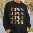 Un Montón De Simpáticos Perros Kawaii De Dibujos Animados Camisa de entrenamiento Regalos para él