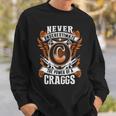 Never Underestimate The Power Of Craggs Craggs Name Sweatshirt Gifts for Him Never Underestimate The Power Of Craggs Craggs Name Sweatshirt Gifts for Him