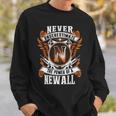 Never Underestimate The Power Of Newall Newall Name Sweatshirt Gifts for Him