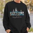 Vacaciones De Primavera En Barcelona Travel 2025 Sin Mangas Camisa de entrenamiento Regalos para él