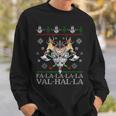 Viking Santaiking Christmas Jumper Falalalaalhalla S Sweatshirt Geschenke für Ihn