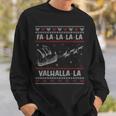 Viking Winter Snow Christmas Santa Ugly Christmas Sweatshirt Geschenke für Ihn