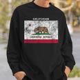 Vintage California Flag Sweatshirt Geschenke für Ihn